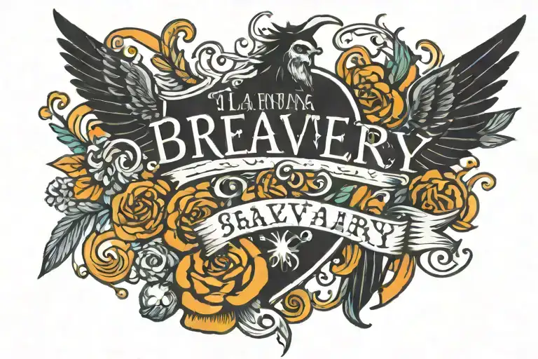 Latin Quote About Bravery