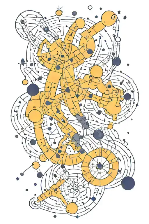 A Gemini Constellation Made Up Of Excel Formulas And Functions
