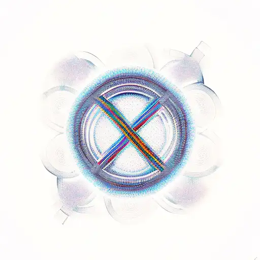 Infinity Symbol With A Head In The Center