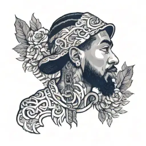 Prolific Word Tattoo With Nipsey Hussle