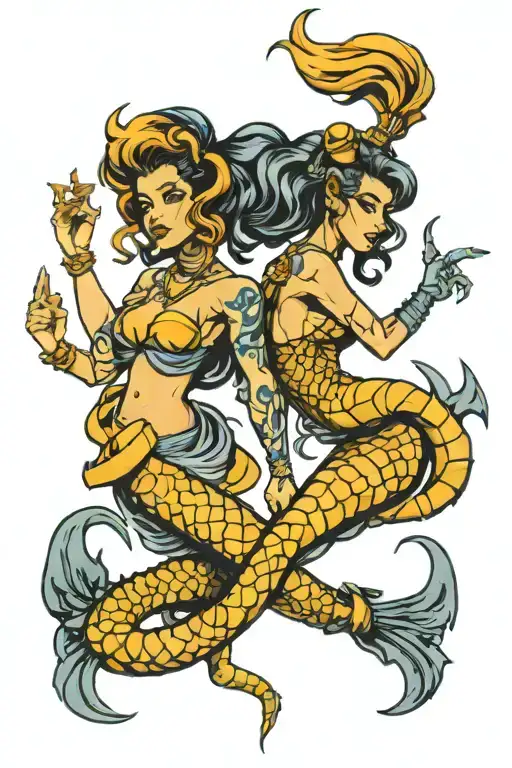 Gemini Women With Scorpion Hair