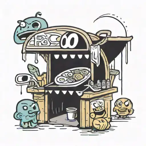 Pacman Mexican Stall