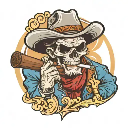 Cowboy Bone Smoking Cigar