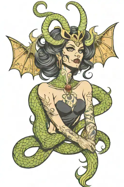 Snake Woman Bat