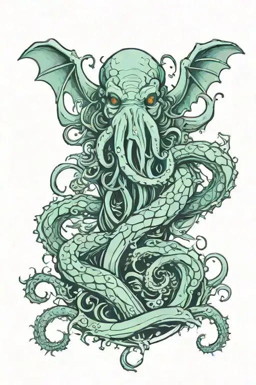 Ocean And Cthulhu Forearm
