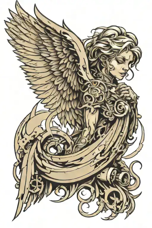 Biomech Angel Wing Tearing