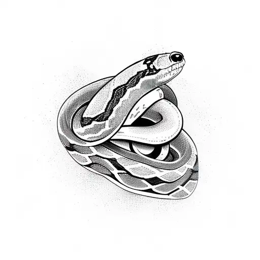 Snake Wrap Around Heart