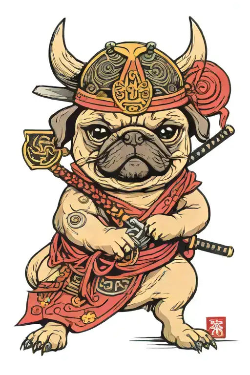 Samurai Pug