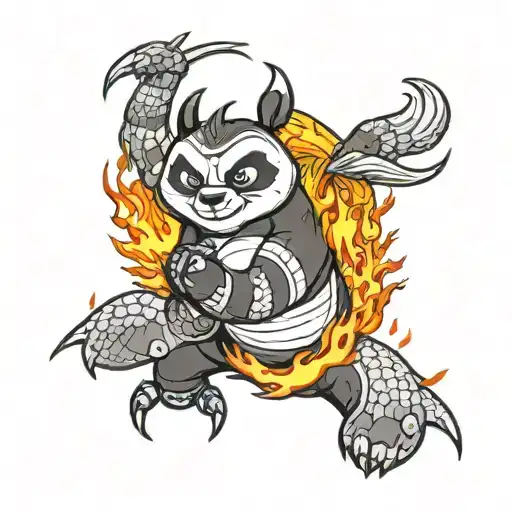 Kung Fu Panda Dragon Breathing Fire