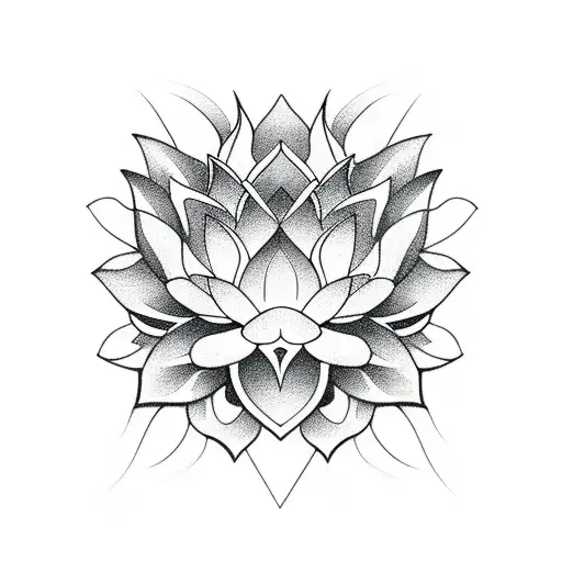 Lotus Flower Of Success