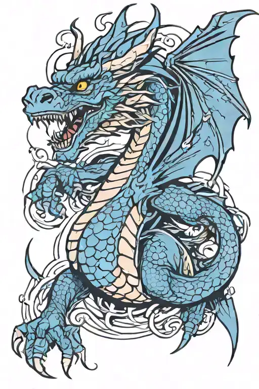 Western Dragon Flying