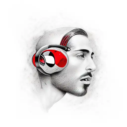 Style Of Angelo Parente In Red And Black