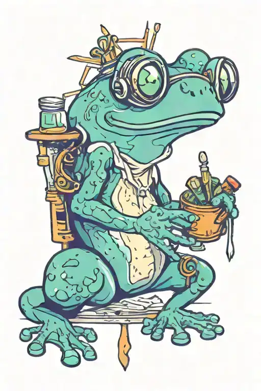 Lab Tech Frog