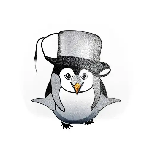 Penguin With Hat