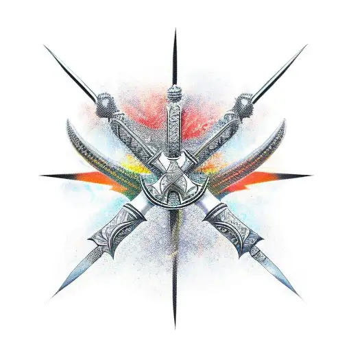 Spinal Sword With Cross