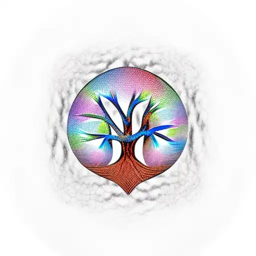 Adinkra Symbols Formed In Tree Roots