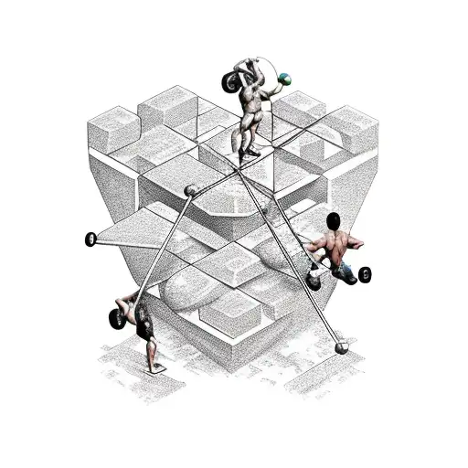 Atlas Carring The Weights Of The World On His Shoulders