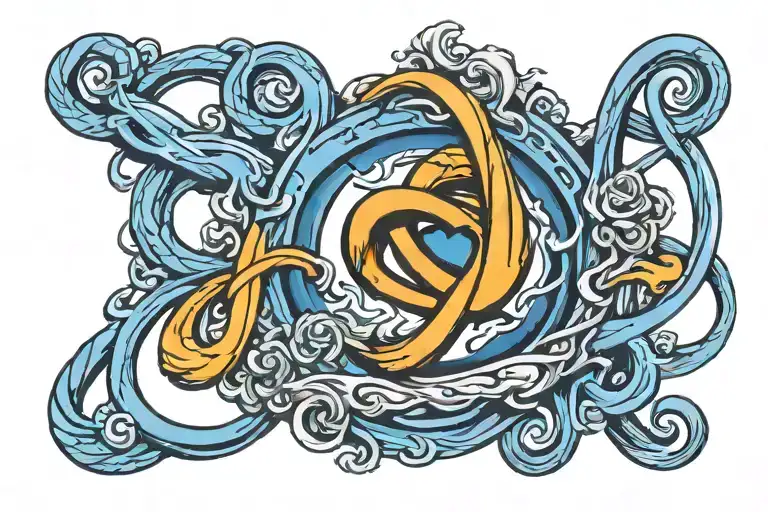 Infinity Memorial Tattoo For Dad