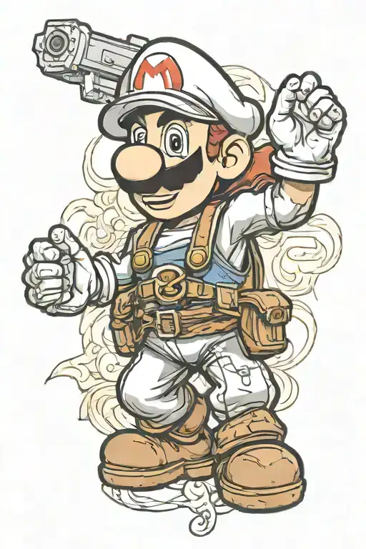 Super Mario In Asassins Creed Outfit Inspired