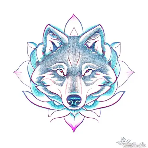 Lotus Flower And Wolf Paw