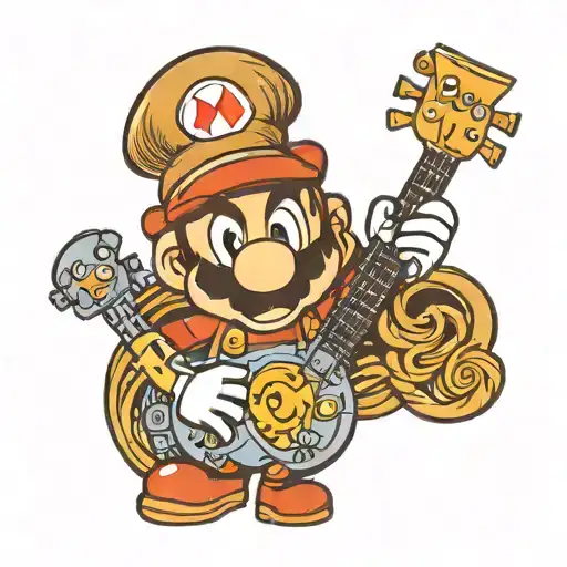 Super Mario As Korn The Band Playing