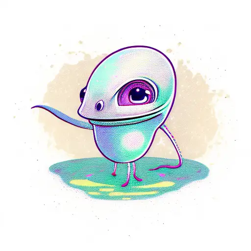 Small Cartoon Alien