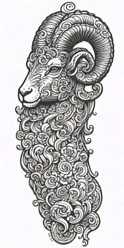 Aries Ram Head