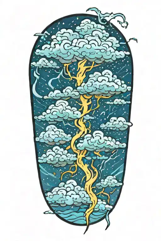 Lightning Storm Clouds