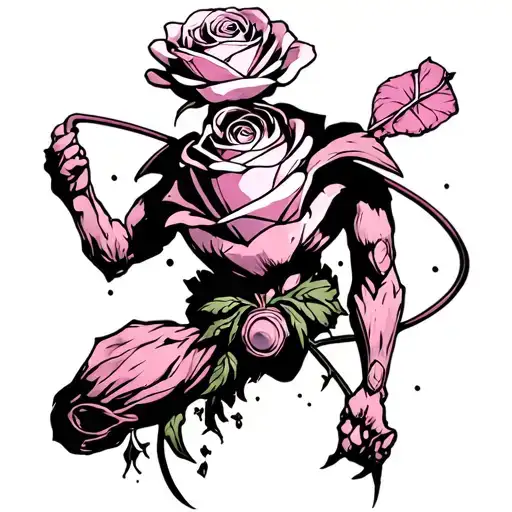 Atom Universe Sand Rose Pop Culture