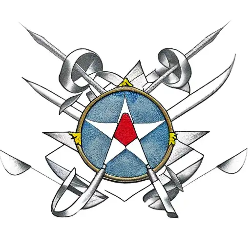 Sfere Four Stars With Wind Rose And Arrows Crossing Dates