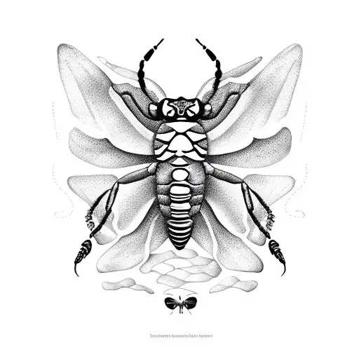 Scorpion With Butterfly Wings