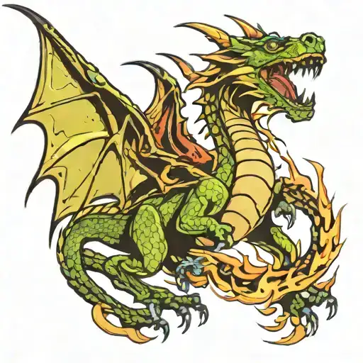 Dragon Breathing Fire