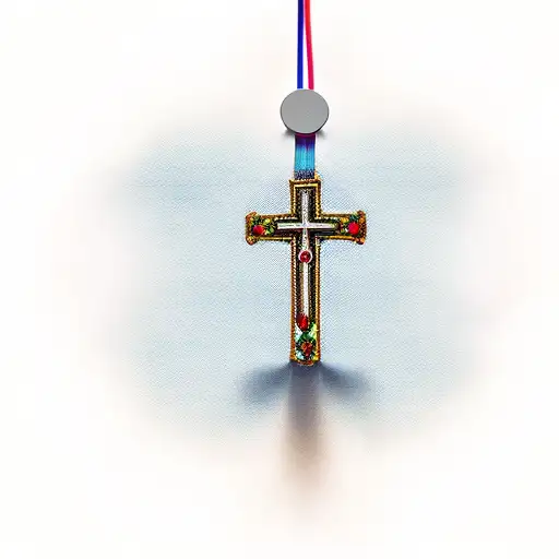 Small Feminine Christian Cross