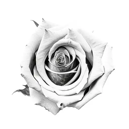 Name Kavion On The Side In Cursive On A Rose