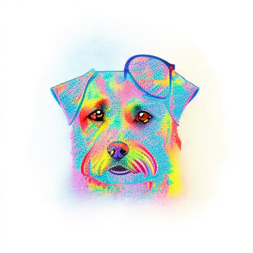 Dog With Hawaiian Shirt