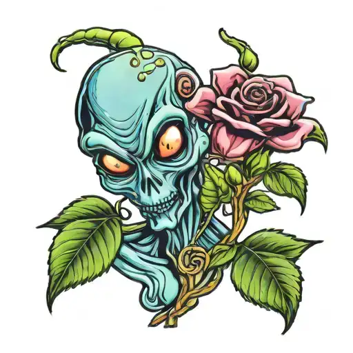 Alien Hebrew And Gypsy Smokin Weed On N Roses