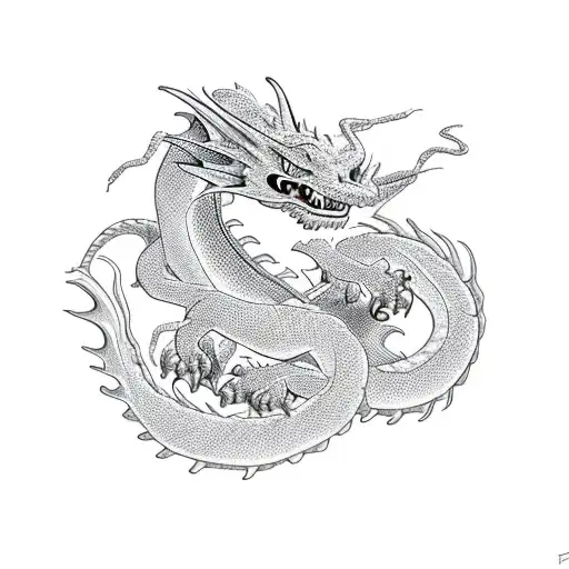 Photographer Capturing A Dragon In The Wild