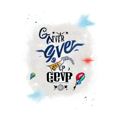 'Never Give Up' Symbol