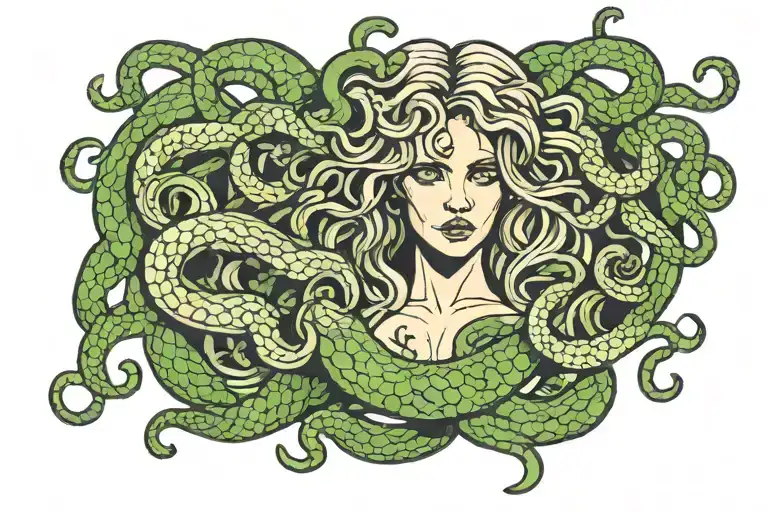 Medusa With A Serpents Body
