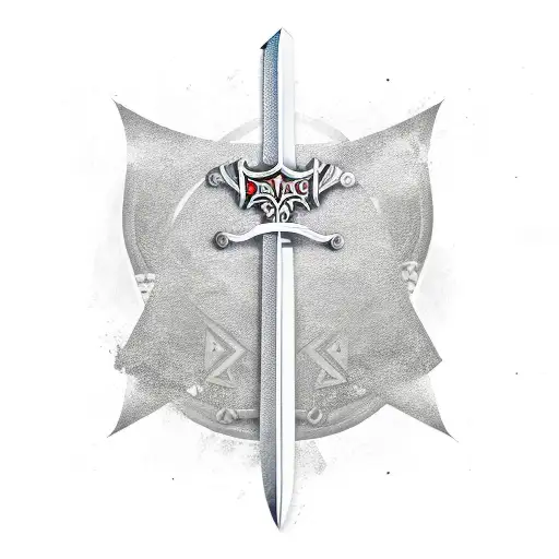 Sword With Tribal Blade