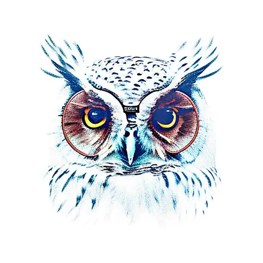 Owl Wearing Blindfold