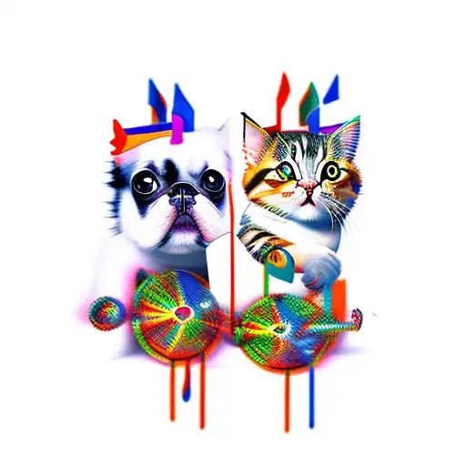Drumsticks Music Cats Dogs Books
