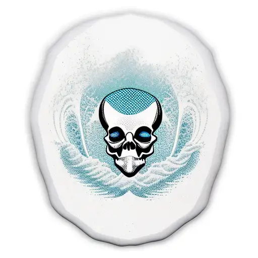 Beard Skull Wave Surfboard