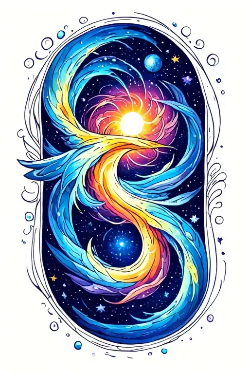Space Galaxy Like Spiral