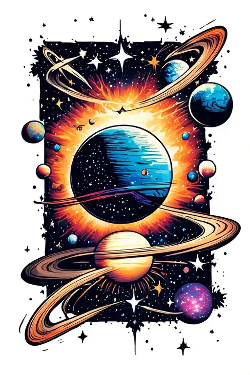 Planets Stars And Nebulas