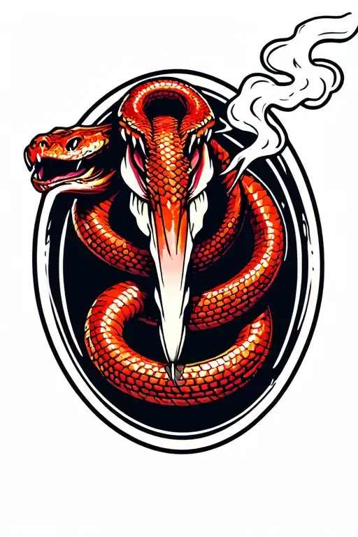 Snake Smoking
