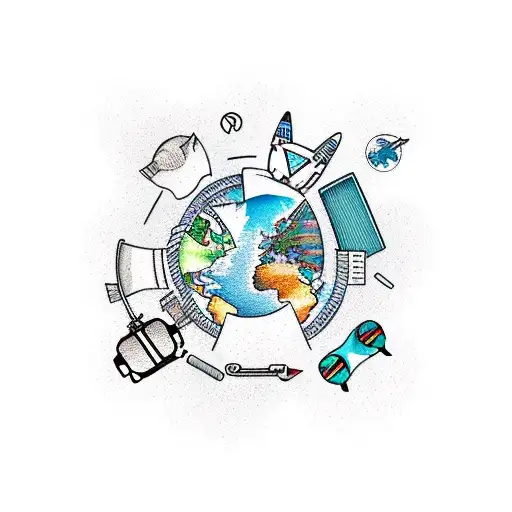 A Stack Of Books With Travel Destinations As Their Titles