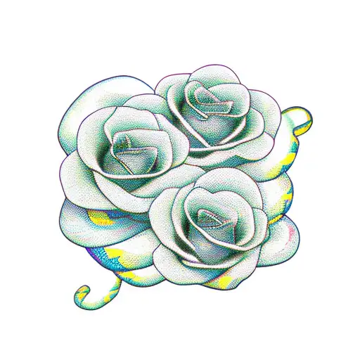 Snake With Thin Flowers