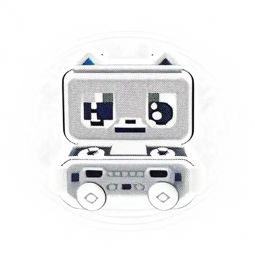 Game Cube Style Trinket Box With Animal Crossing Icons And Tamagotchi