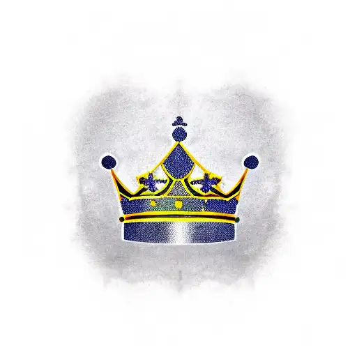 Kings Crown With Letter A